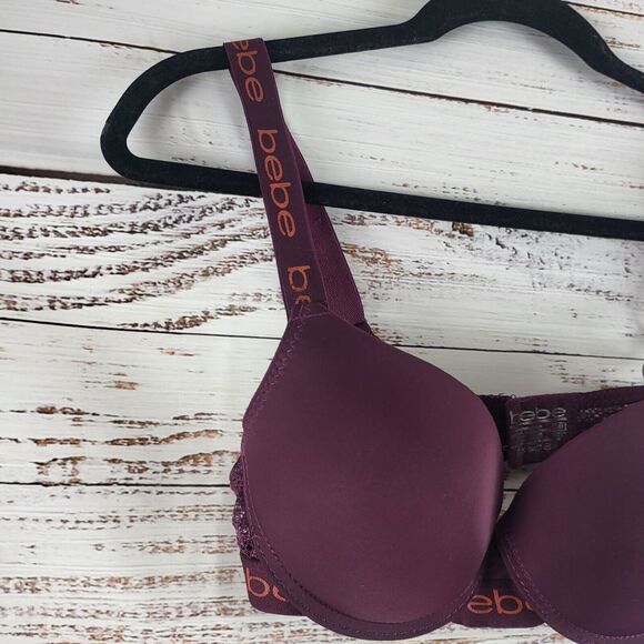 BeBe Bra 34B Womens Underwired Padded Push Up Adjustable Straps - Picture 9 of 16